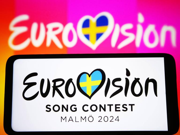 Logo des Eurovision Song Contest 2024 in Malmö.