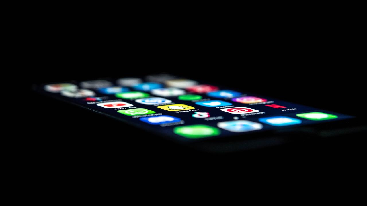 Das Display eines Smartphones