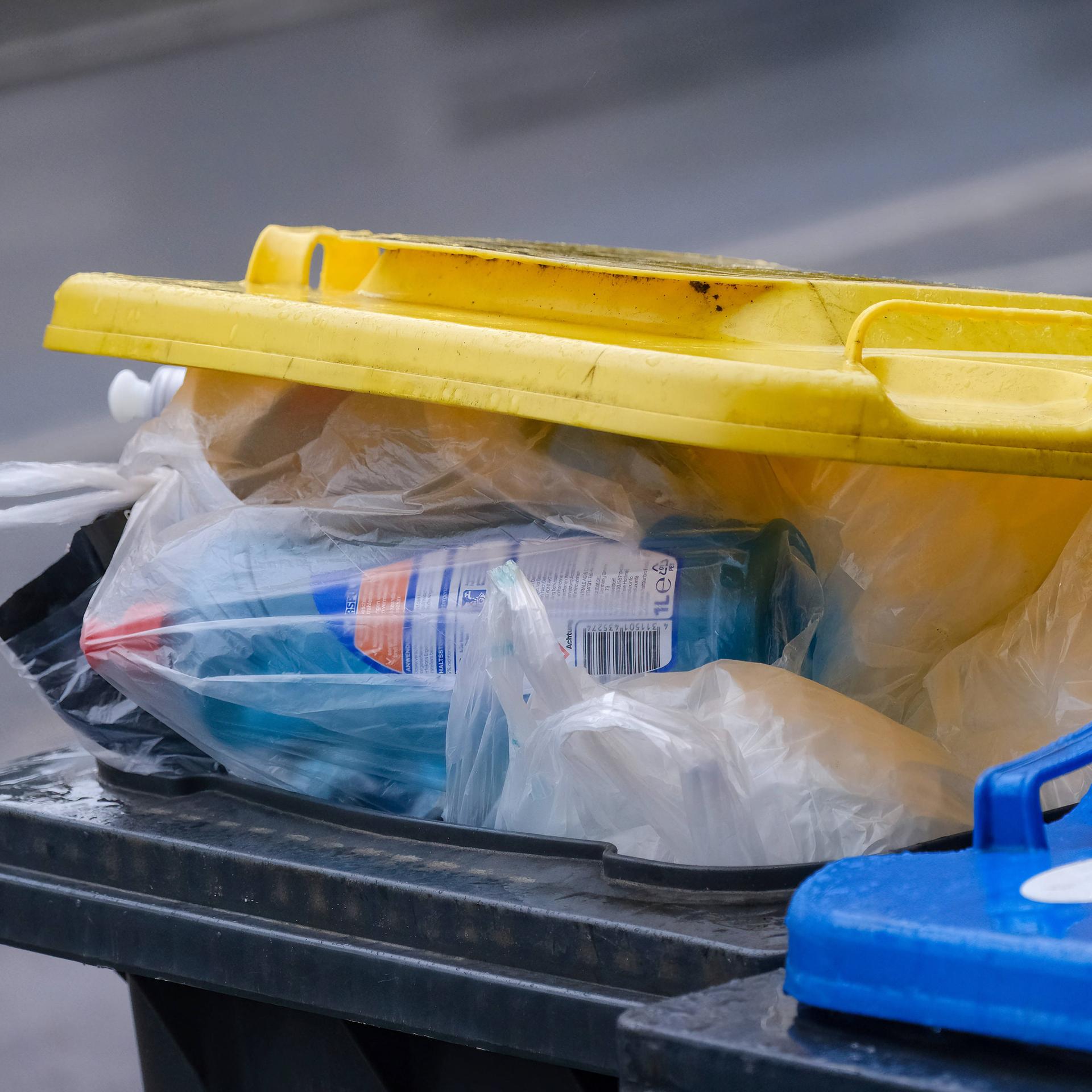 Müllbilanz - Recyclingquote bei Plastikmüll steigt, Probleme bei Glas und Getränkekartons