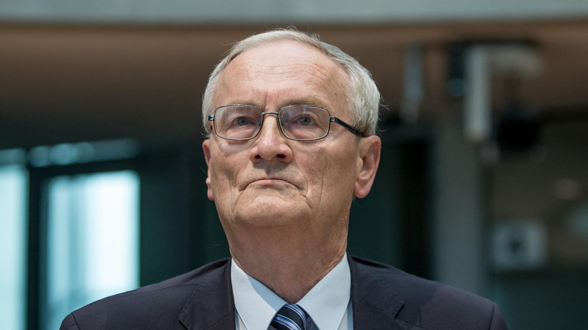 August Hanning, der ehemalige Präsident des Bundesnachrichtendienstes (BND) im Jahr 2015. August Hanning, der ehemalige Präsident des Bundesnachrichtendienstes (BND) im Jahr 2015.