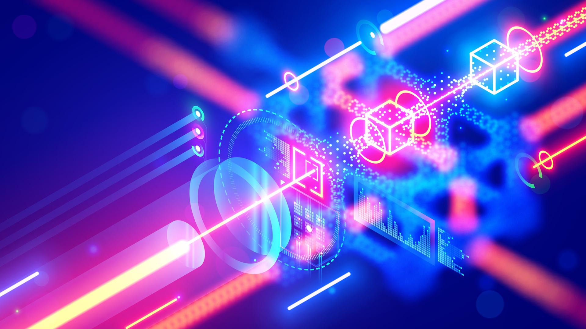 3D Visualisierung eines Quantencomputers