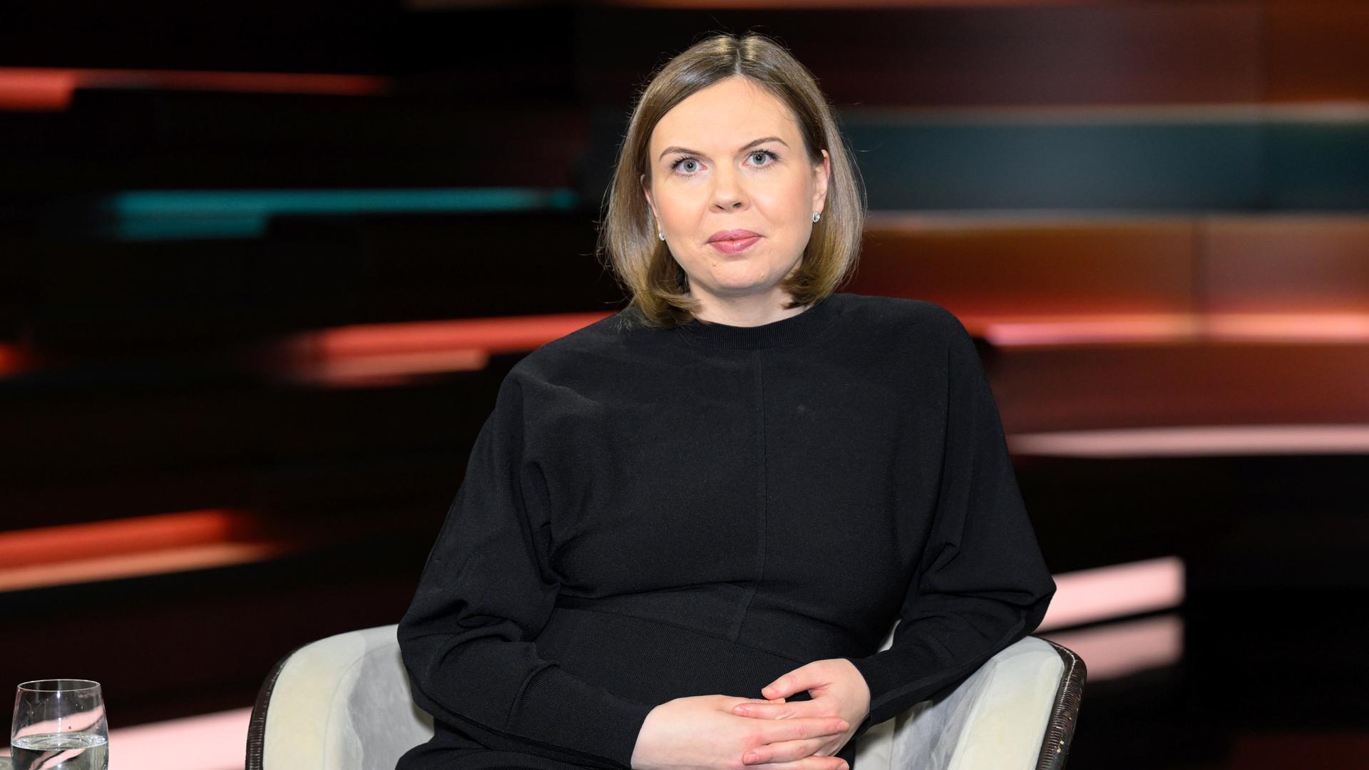 Ljudmyla Melnyk (Wissenschaftlerin) am 21. Februar 2023 in "Markus Lanz", ZDF 