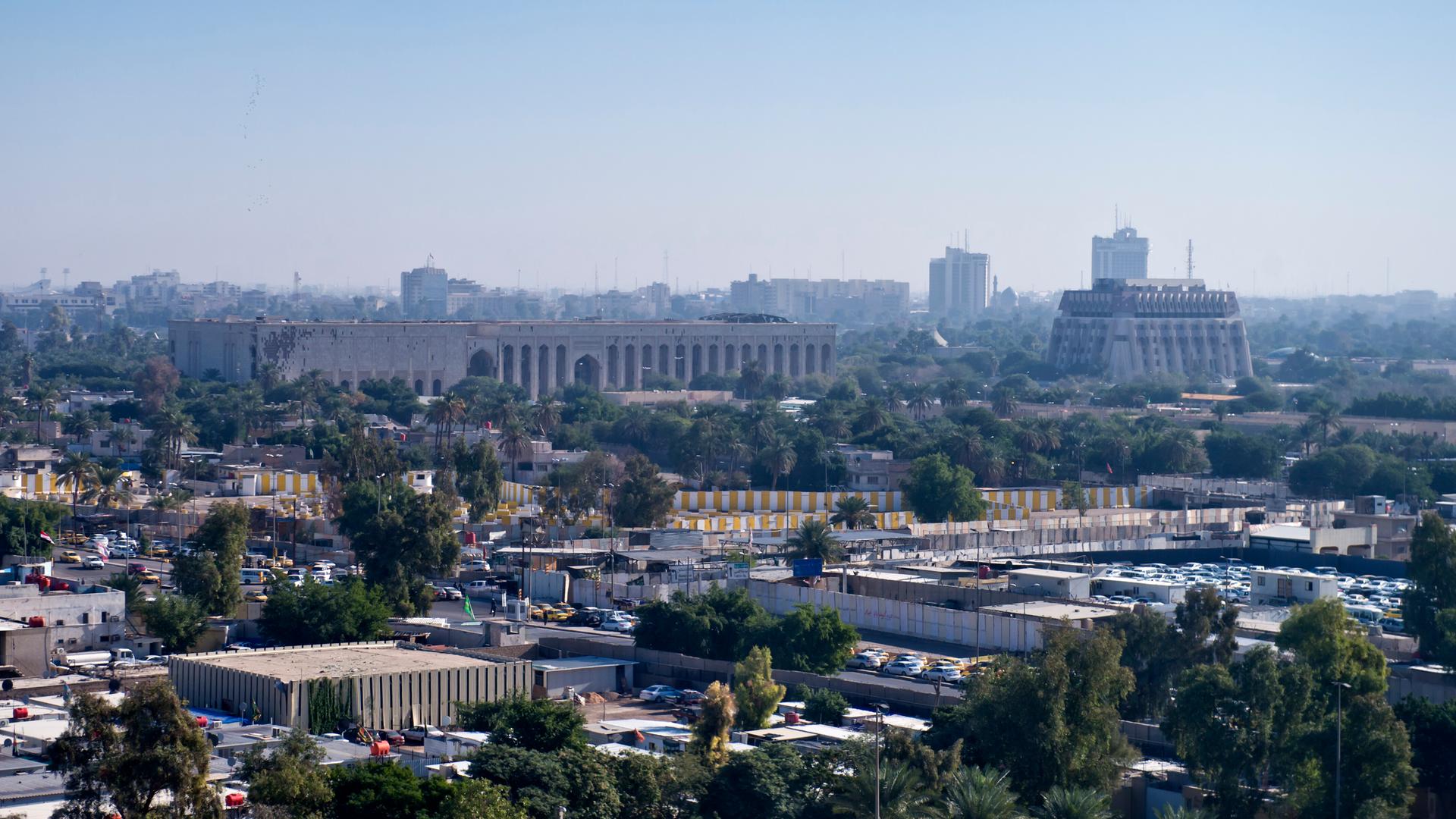 Die Stadtansicht von Bagdad