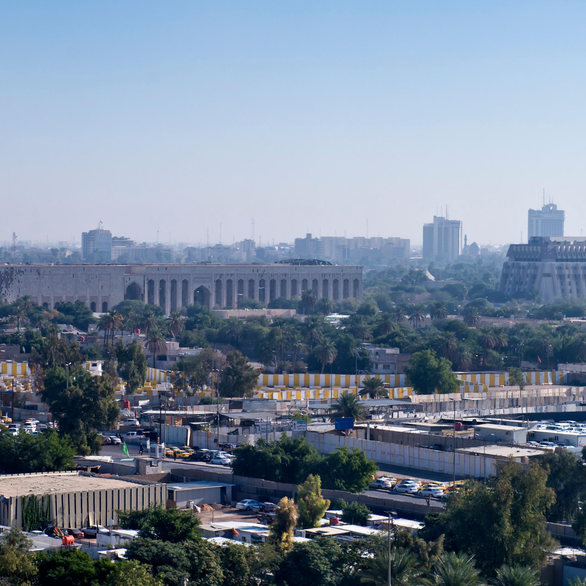 Die Stadtansicht von Bagdad