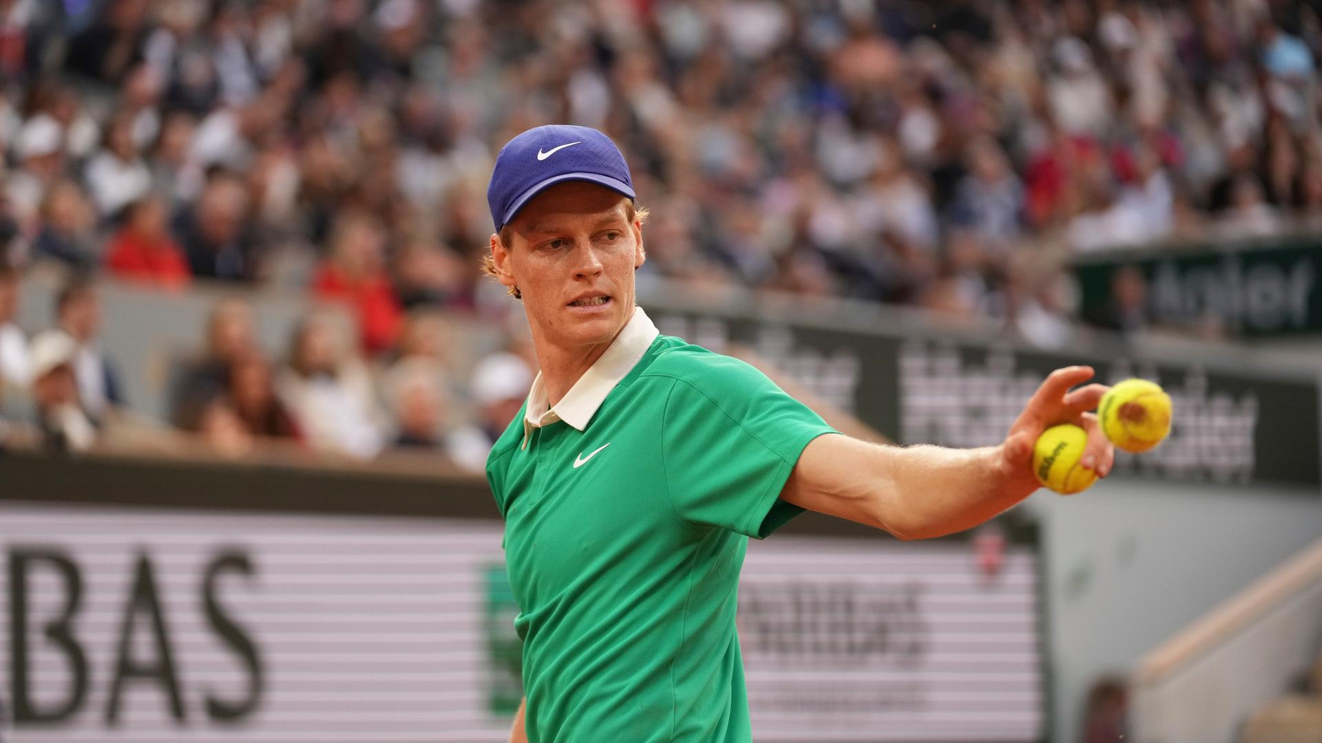 Der Tennis-Spieler Jannik Sinner 