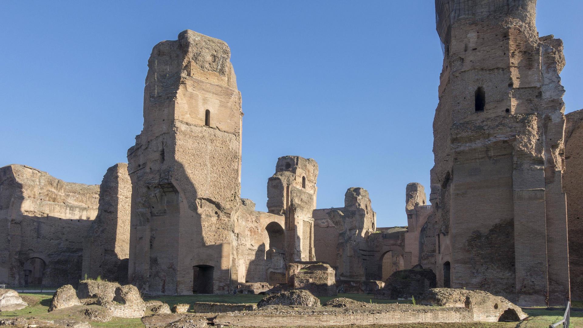 Die Caracalla Therme in Rom