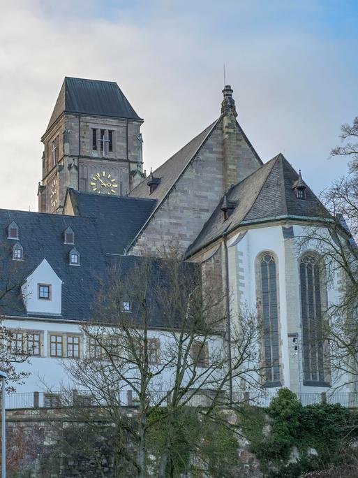 Zu sehen ist die Schlosskirche in der sächsischen Stadt Chemnitz.