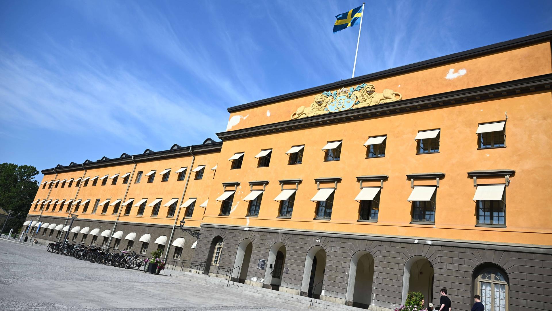 Außenansicht der Staatlichen Historischen Museen in Schweden - kurz SHM