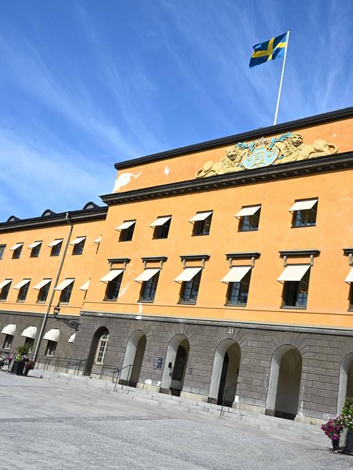 Außenansicht der Staatlichen Historischen Museen in Schweden - kurz SHM