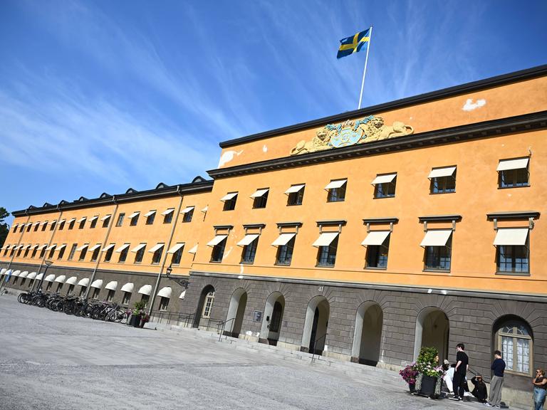 Außenansicht der Staatlichen Historischen Museen in Schweden - kurz SHM