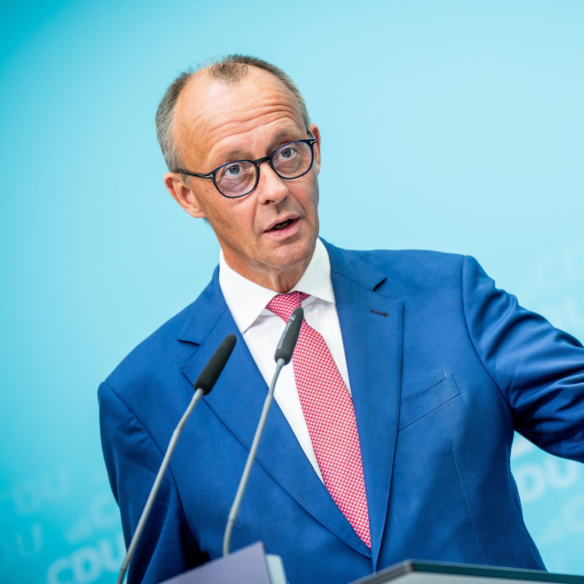 Vor dem Parteitag - CDU betrachtet Friedrich Merz als alternativlos