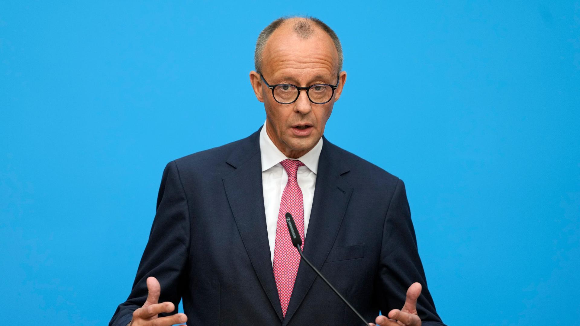 CDU-Chef Friedrich Merz