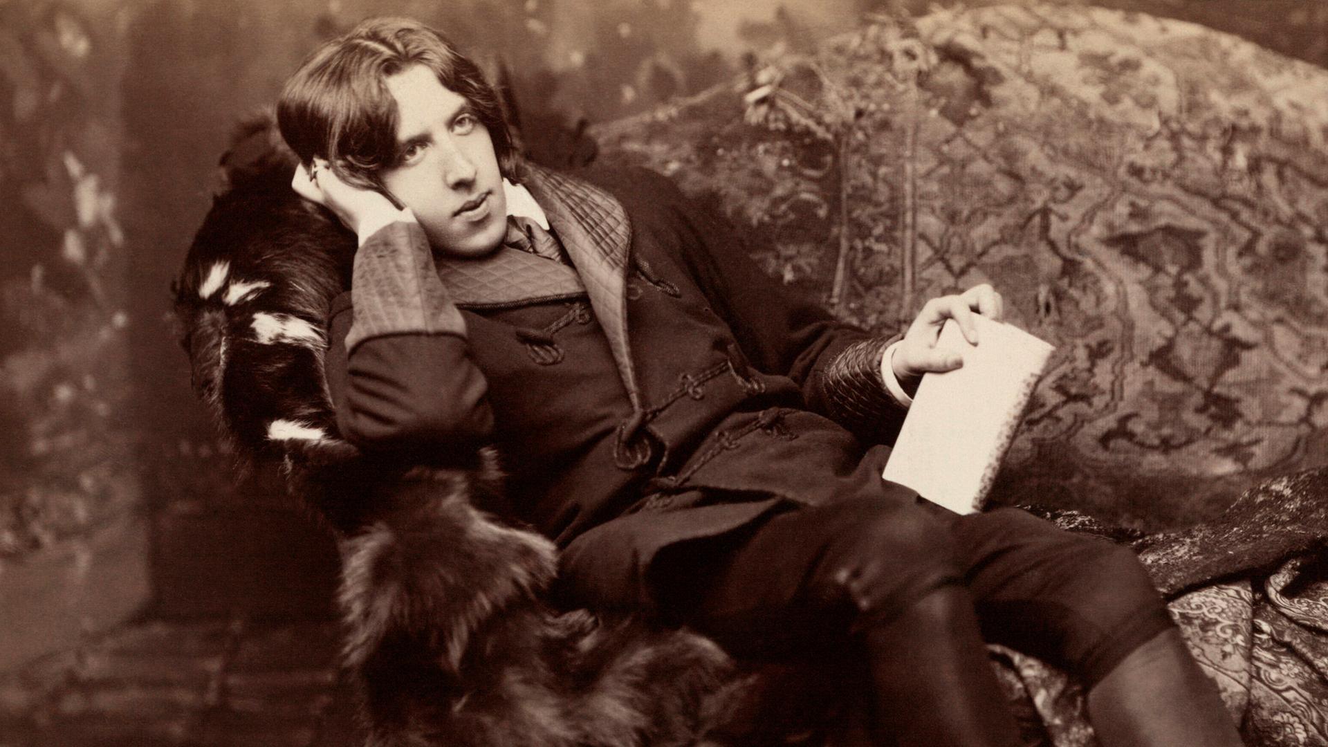 Der irische Schriftsteller und Dramatiker Oscar Wilde Der irische Schriftsteller und Dramatiker Oscar Wilde