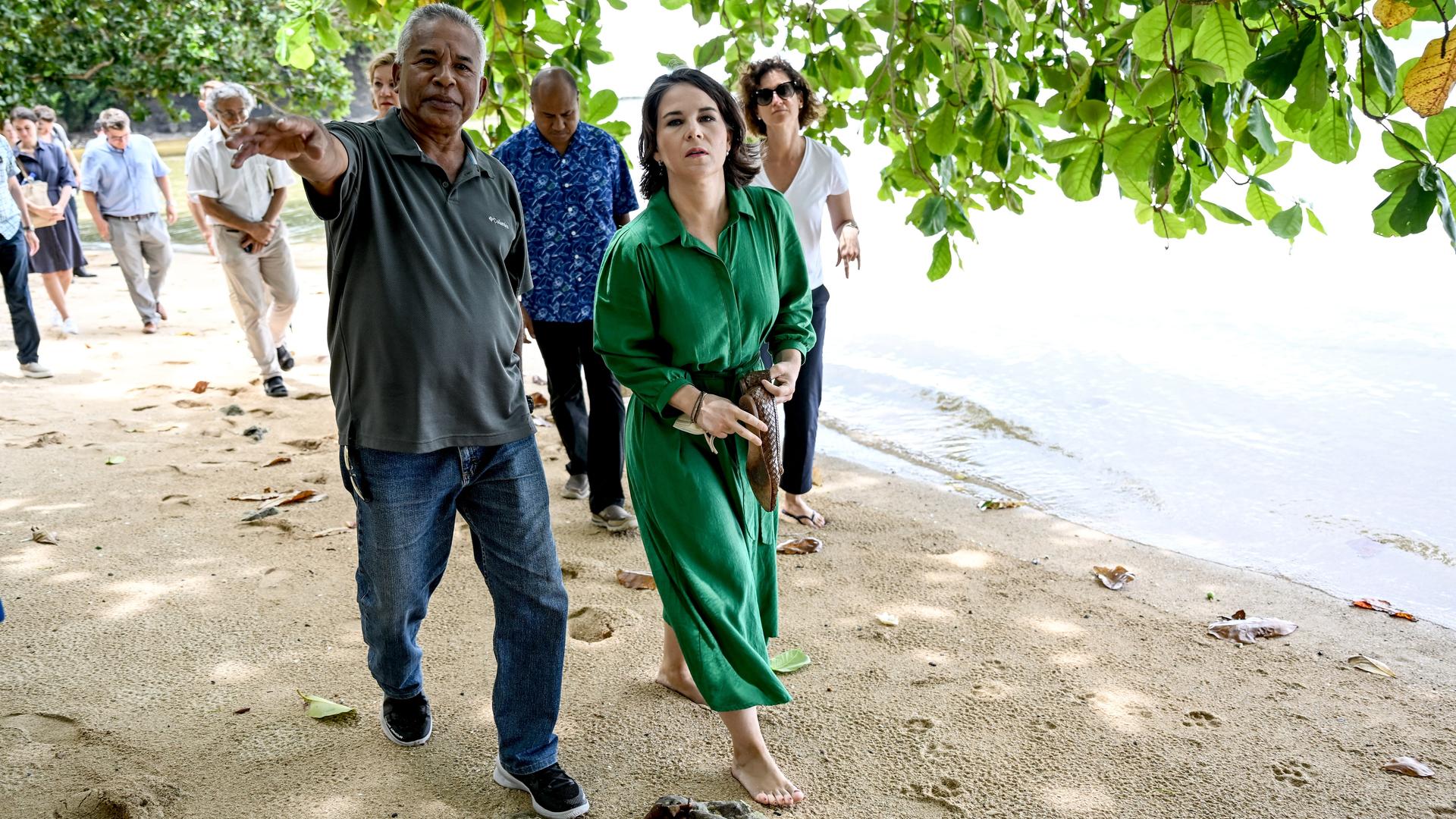 Außenministerin Annalena Baerbock besucht Palau. Außenministerin Annalena Baerbock besucht Palau.