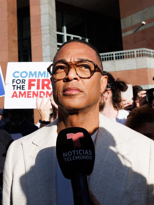 January 30, 2026, Los Angeles, California, USA: DON LEMON, journalist and former CNN anchor, at a press conference about his arrest by federal agents in connection with an anti-ICE protest at a church in Minnesota on Friday, Jan. 30, 2026, in Los Angeles, California. 