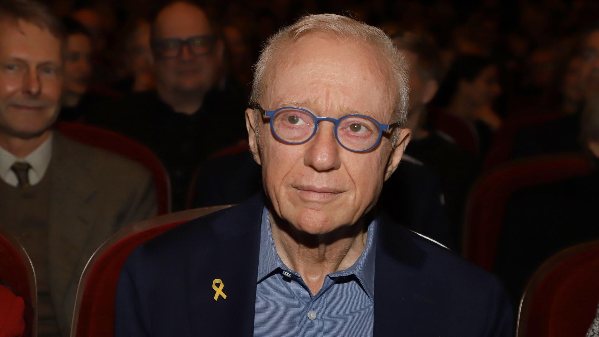 Der israelische Schriftsteller David Grossman bei der Verleihung des Marion-Doenhoff-Preises 2024 im Schauspielhaus in Hamburg am 08.12.2024. Der israelische Schriftsteller David Grossman bei der Verleihung des Marion-Doenhoff-Preises 2024 im Schauspielhaus in Hamburg am 08.12.2024.