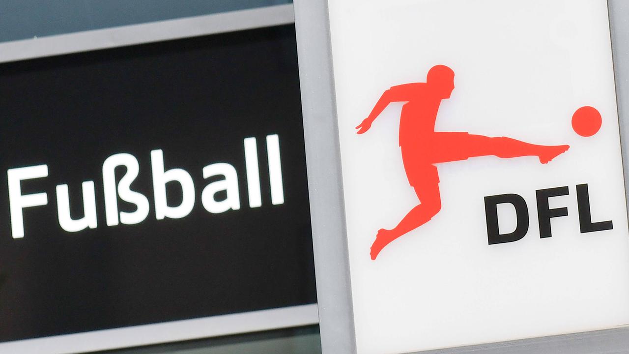 Blick auf den Eingang der DFL-Zentrale in Frankfurt am Main.