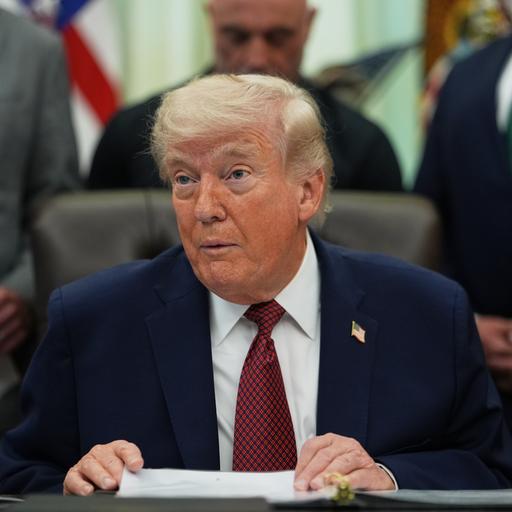 ARCHIV - 18.04.2026, USA, Washington: US-Präsident Donald Trump spricht im Oval Office des Weißen Hauses.