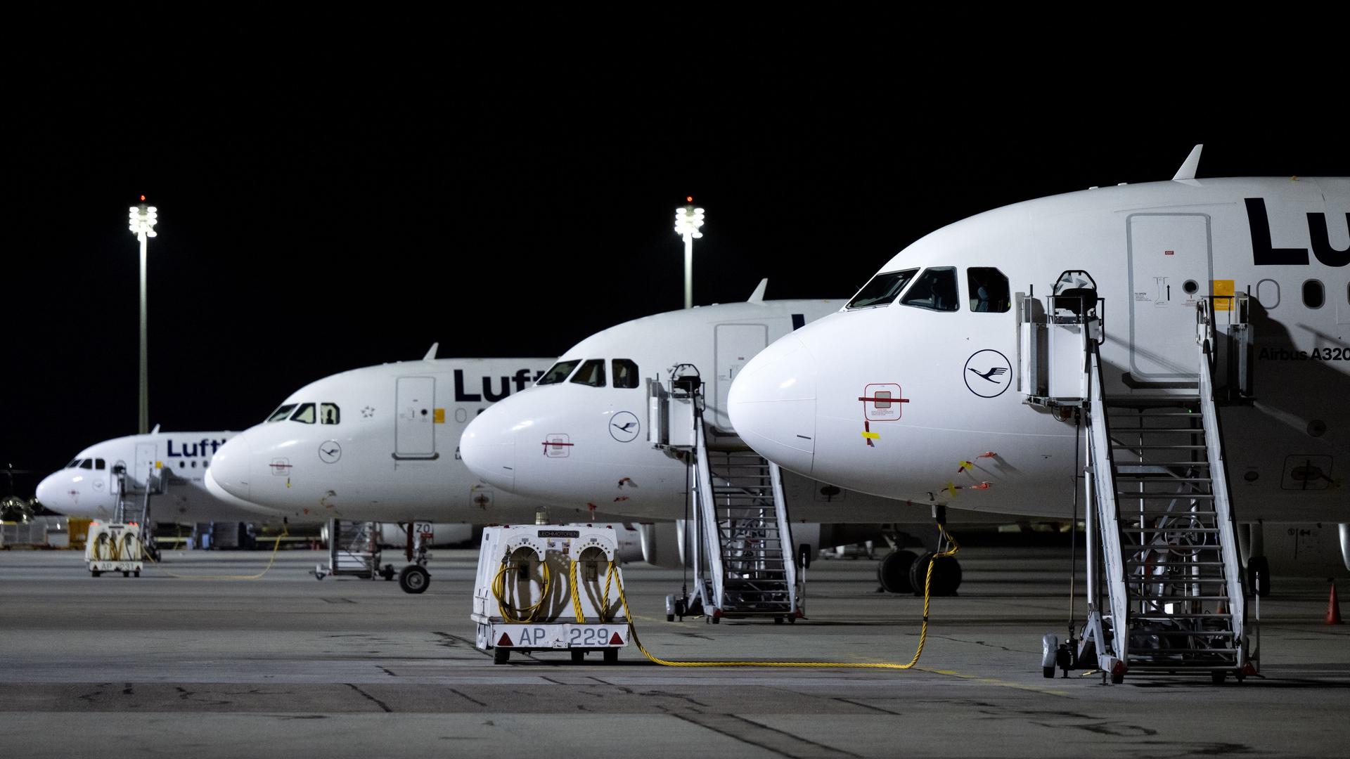 Lufthansa - Verdi-Warnstreik Angelaufen