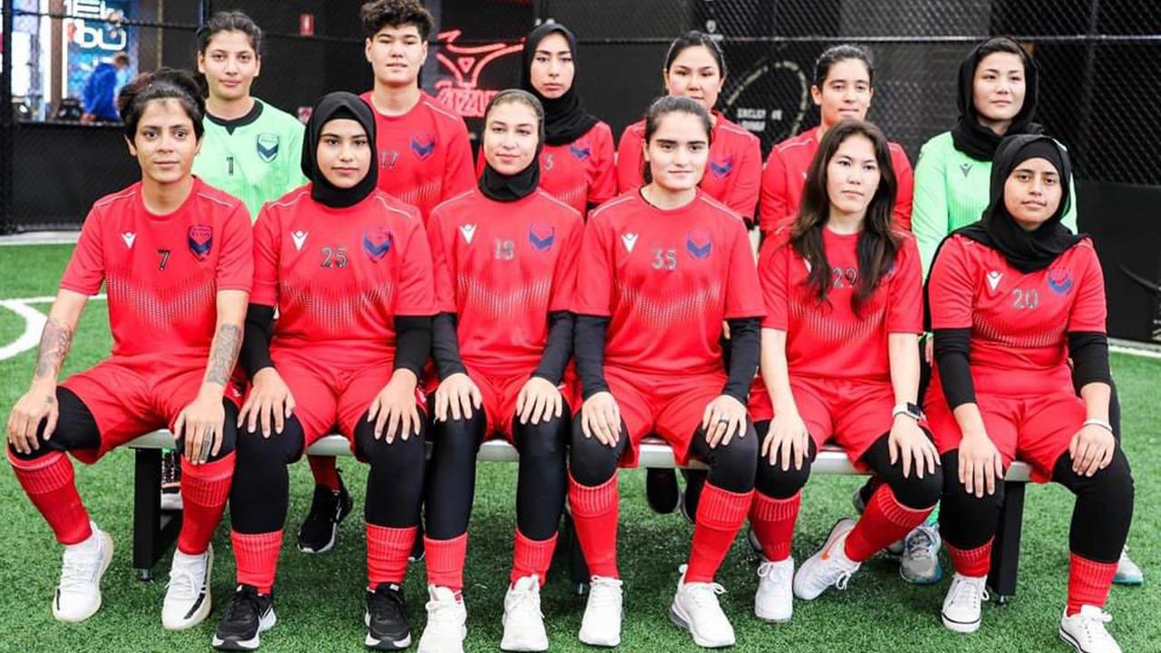 Afghanische Fußballerinnen von Melbourne Victory