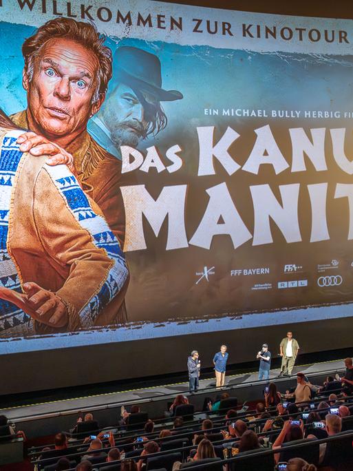 Premiere des neuen Bully Films "Kanu des Manitu" mit Michael Bully Herbig, Christian Tramitz und Rick Kavanian vor Ort im Traumpalast Leonberg 