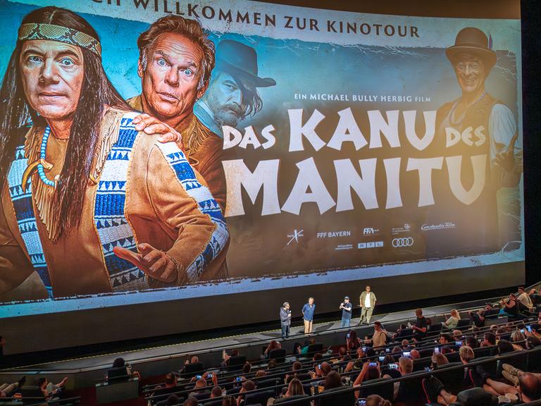 Premiere des neuen Bully Films "Kanu des Manitu" mit Michael Bully Herbig, Christian Tramitz und Rick Kavanian vor Ort im Traumpalast Leonberg 