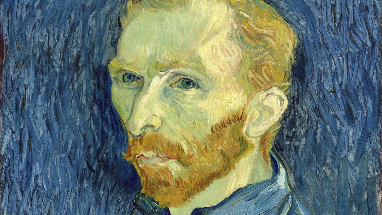 Selbstporträt des Vincent Willem van Gogh, niederländischer Maler und Zeichner.