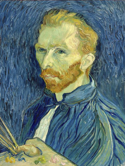 Selbstporträt des Vincent Willem van Gogh, niederländischer Maler und Zeichner.