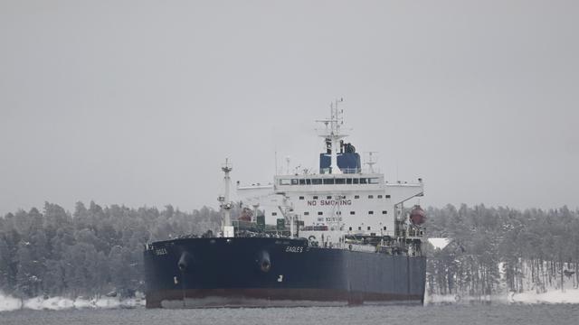 Das Foto zeigt einen Öl-Tanker