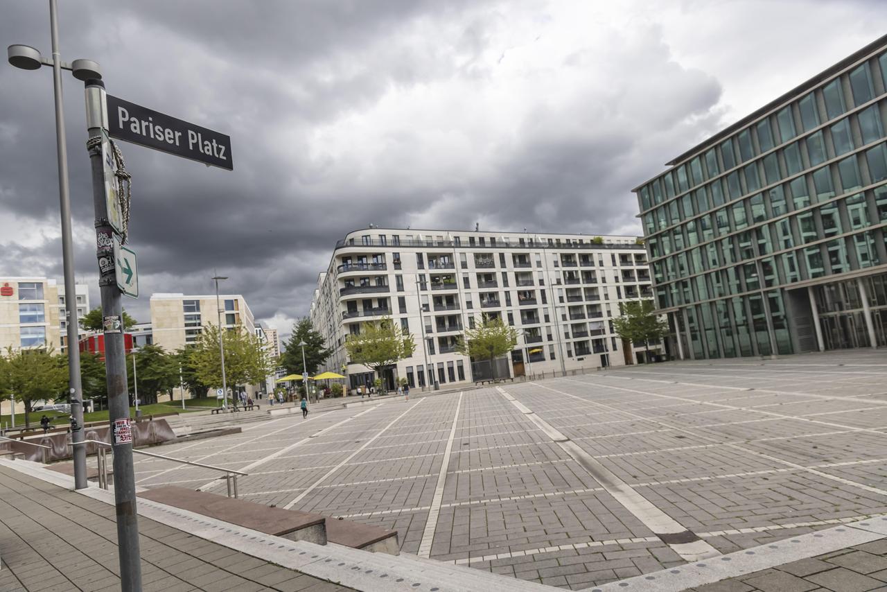 Der Pariser Platz in Stuttgart