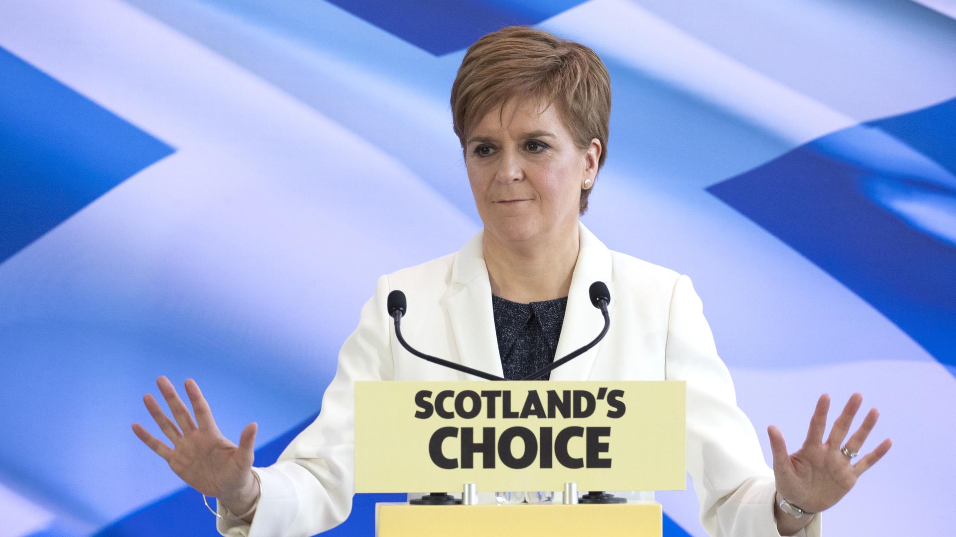 Die schottische Ministerpräsidentin will ein zweites Unabhängigkeitsreferendum abhalten lassen