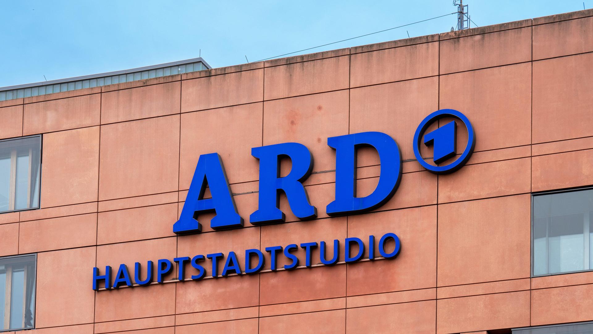 Das Hauptstadtstudio der ARD in Berlin Mitte.