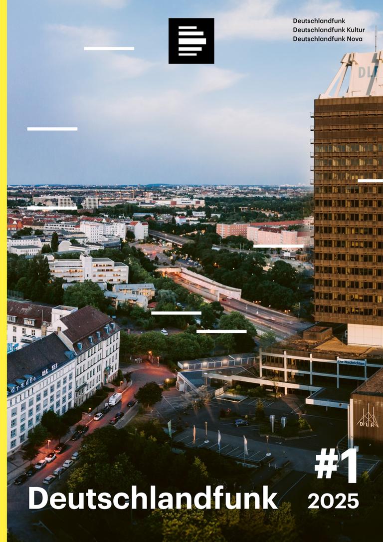 Die Deutschlandfunk Informationsbroschüre gibt Einblicke in die Arbeit der drei Programme