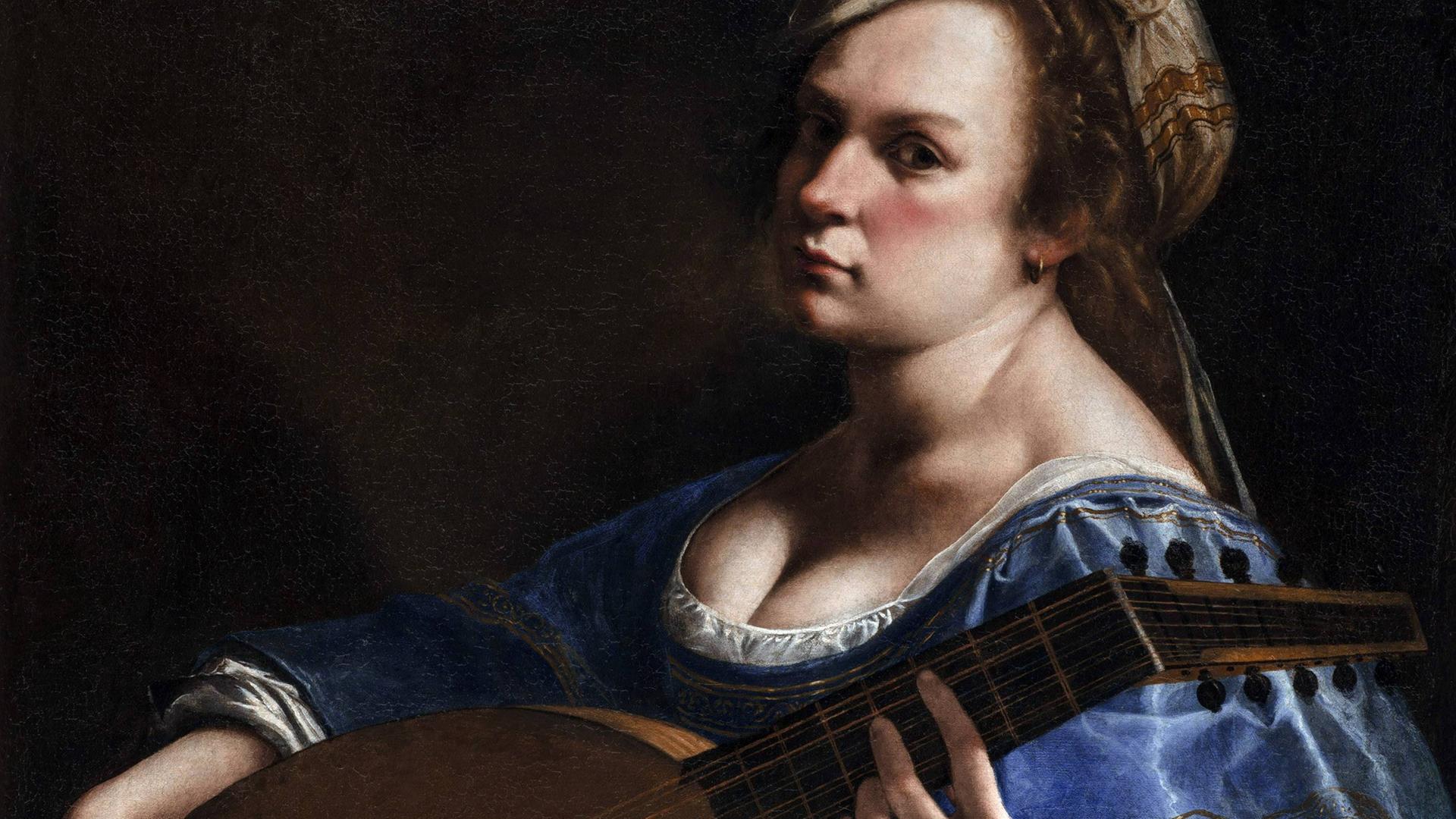 Selbstporträt der Barockmalerin Artemisia Gentileschi.