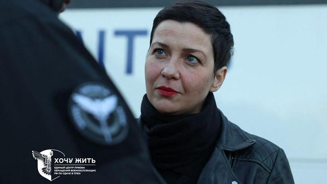 Die belarussische Oppositions-Führerin Kolesnikowa 