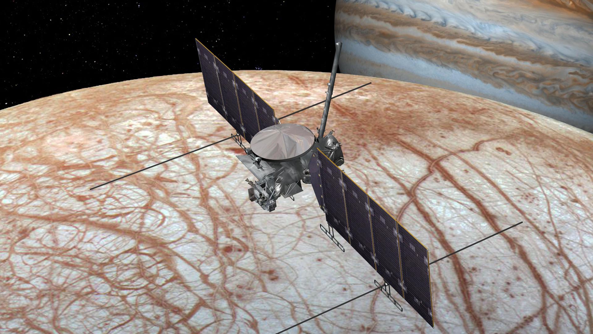 Die Raumsonde Europa Clipper (Animation)