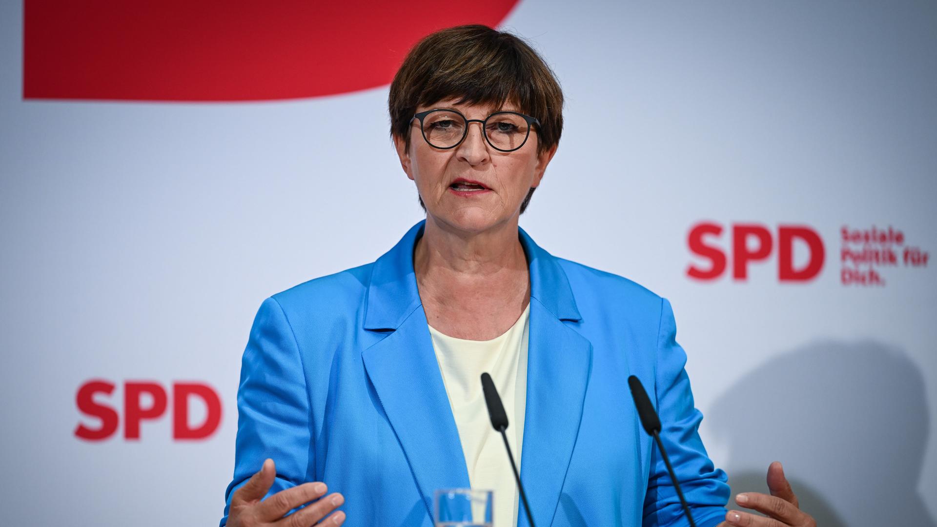 SPD-Parteivorsitzende Saskia Esken