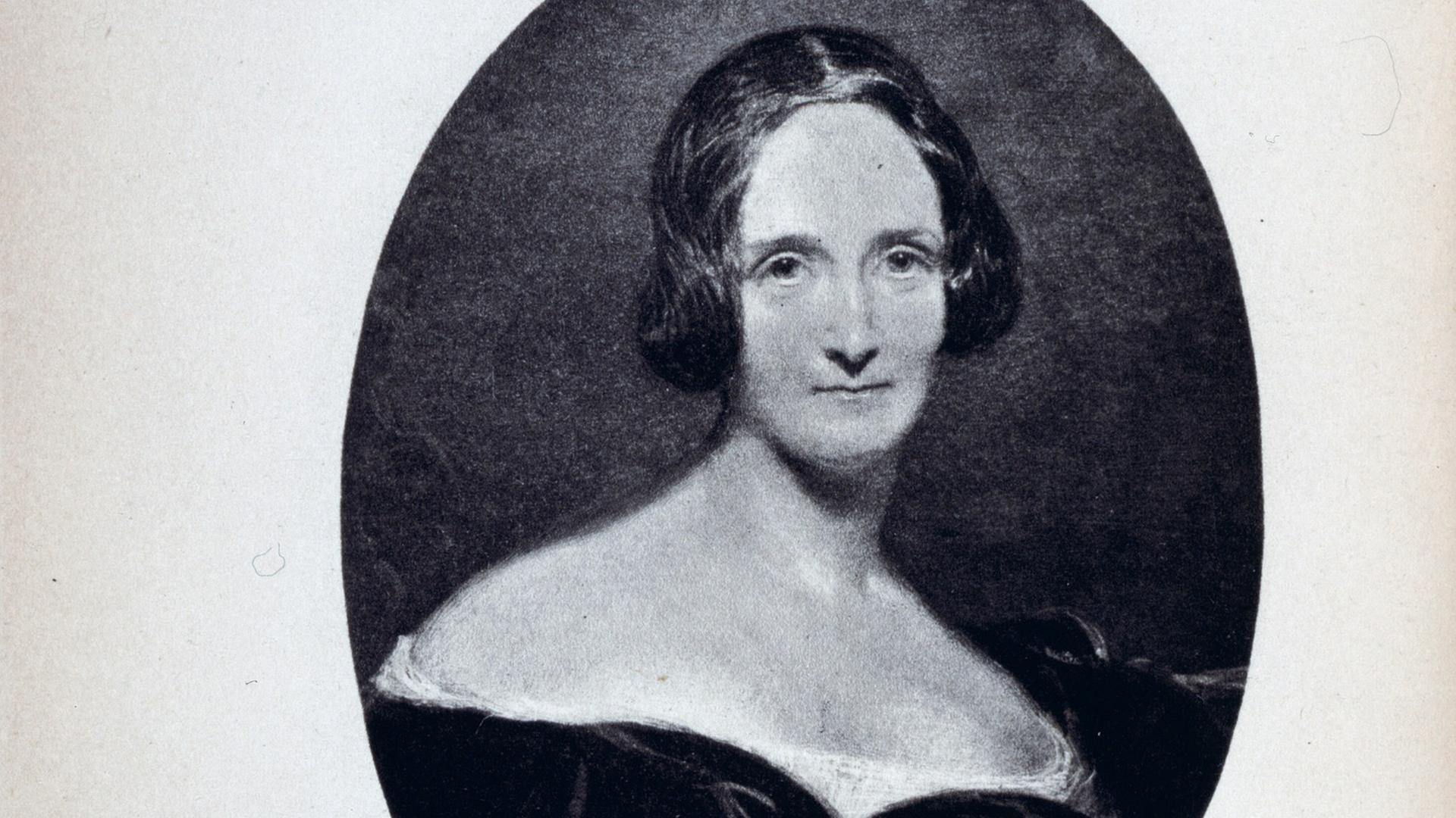 Die englische Schriftstellerin Mary Wollstonecraft Shelley, die von 1797 bis 1861 lebte