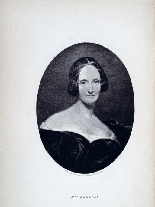 Die englische Schriftstellerin Mary Wollstonecraft Shelley, die von 1797 bis 1861 lebte