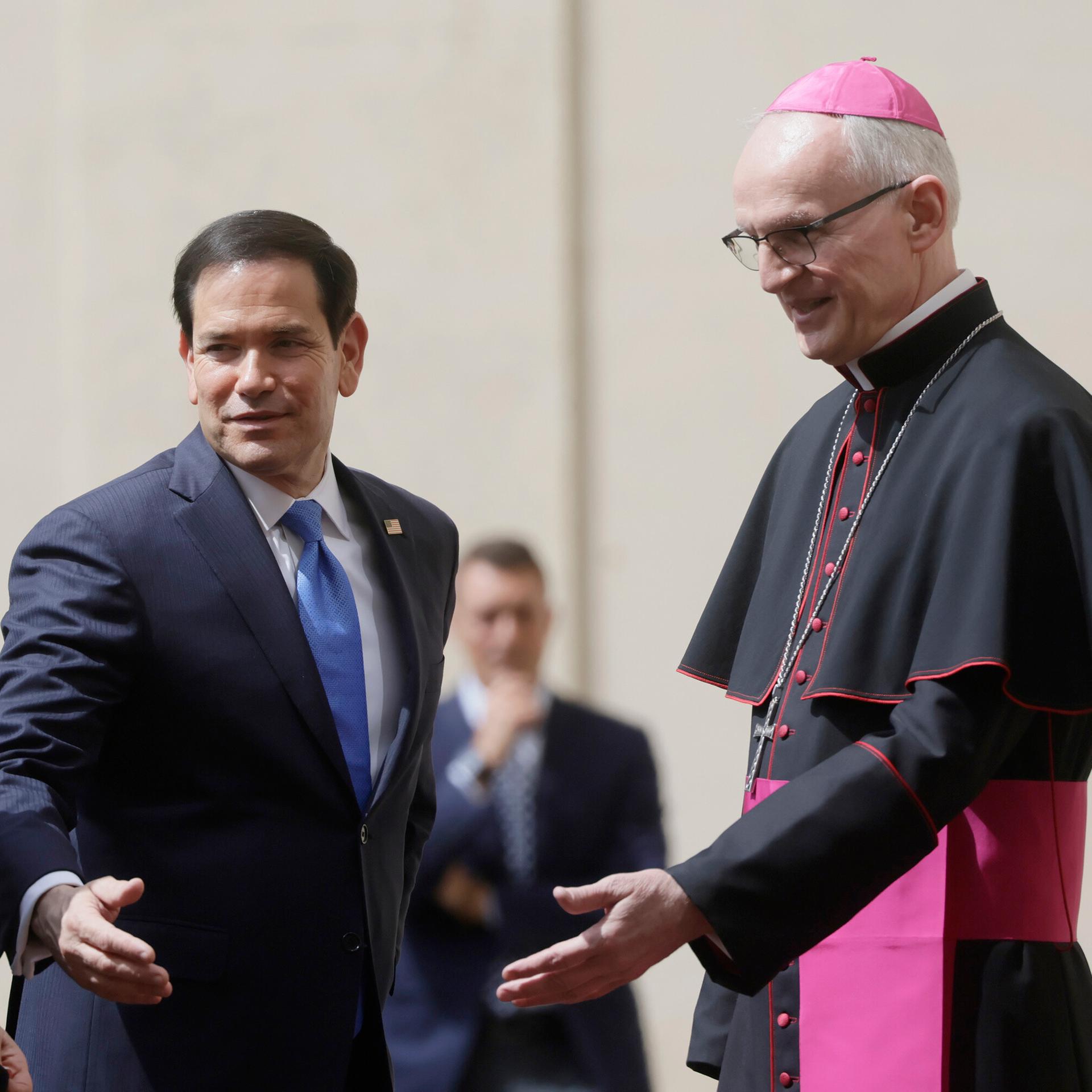 Rom - Papst Leo XIV. trifft US-Außenminister Rubio - Spannungen zwischen Vatikan und Trump
