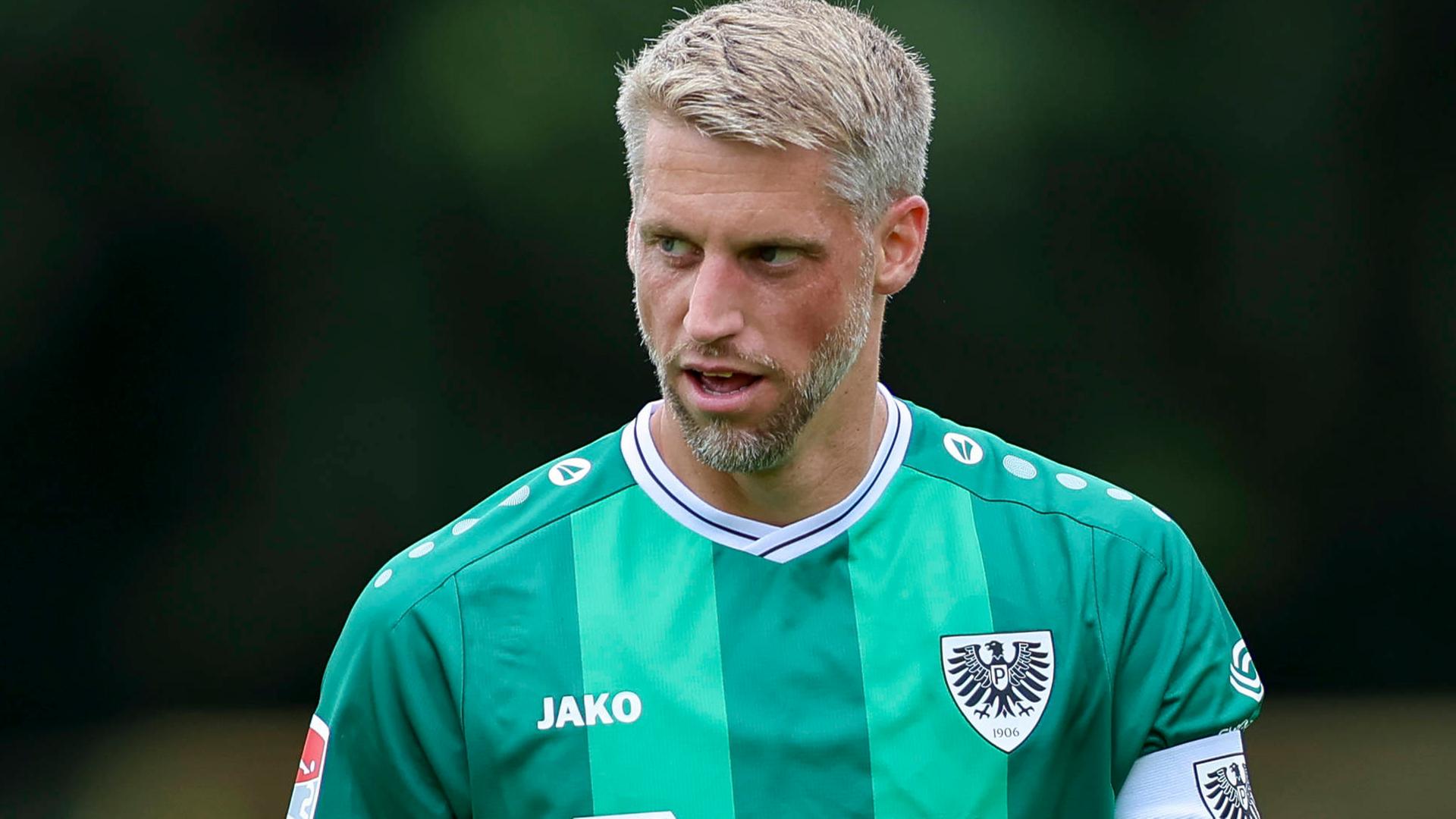 Preußen Münsters bisheriger Kapitän Marc Lorenz Preußen Münsters bisheriger Kapitän Marc Lorenz