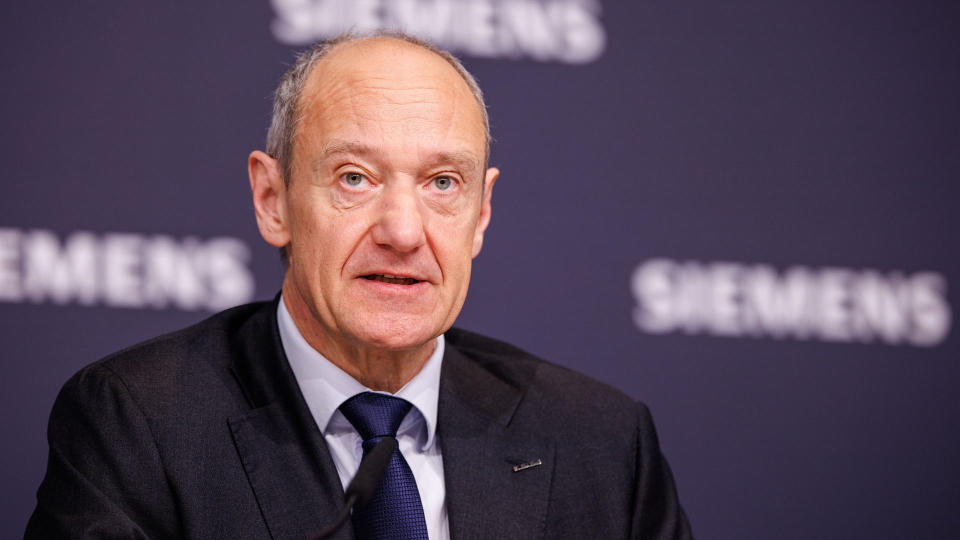 Roland Busch, Vorstandsvorsitzender der Siemens AG