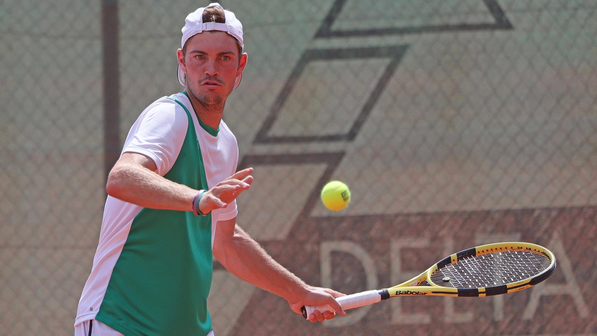Maximilian Marterer spielt für Grün-Weiss Mannheim in der Tennis-Bundesliga