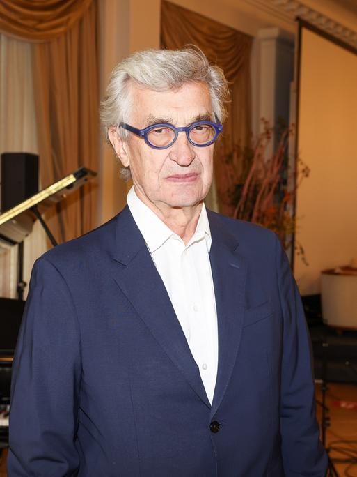 Wim Wenders bei der Bekanntgabe der Preisträger des Internationalen Kunstpreises Praemium Imperiale in der Botschaft von Japan.