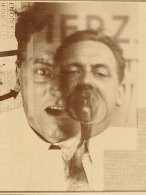 Kurt Schwitters, im Jahr 1924 oder 1925. Creator: Lissitzky, El 1890-1941.