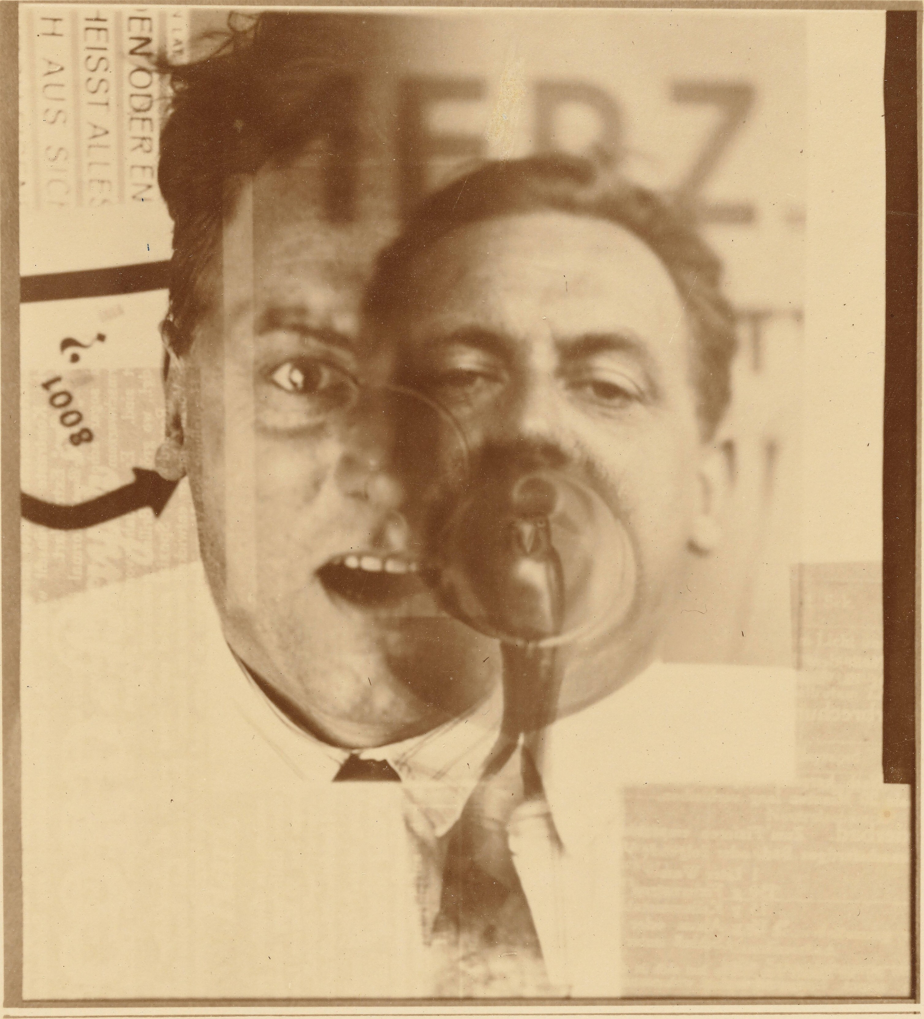 Kurt Schwitters, im Jahr 1924 oder 1925. Creator: Lissitzky, El 1890-1941.