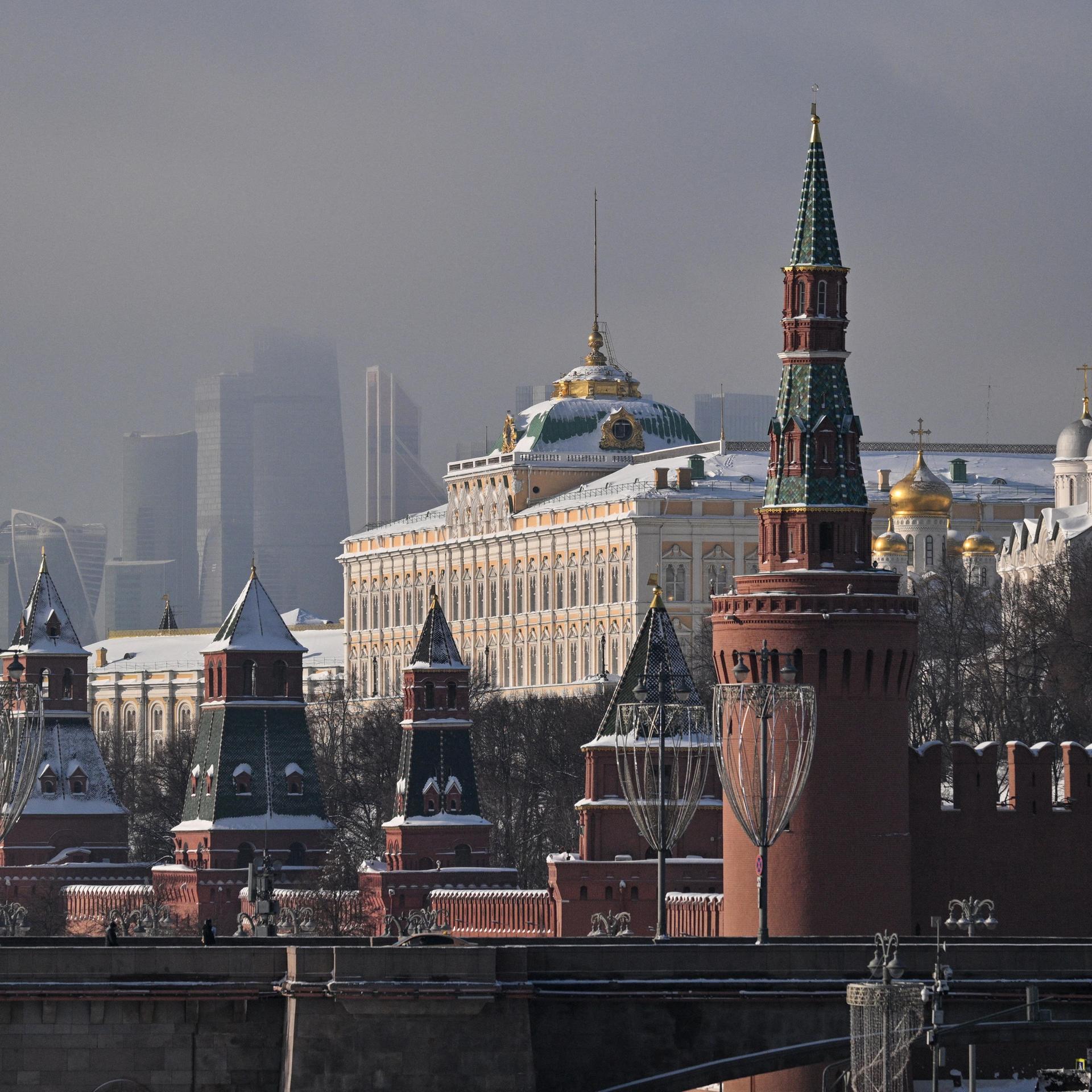 Dieses Foto wurde am 4. Februar 2026 aufgenommen und zeigt den Kreml im Zentrum Moskaus.