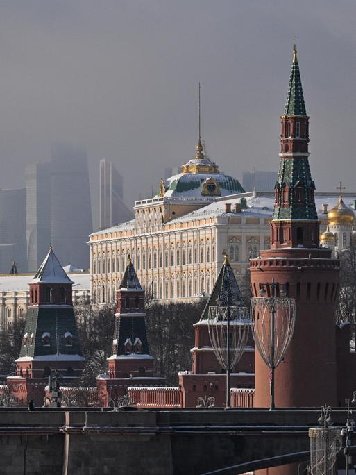Dieses Foto wurde am 4. Februar 2026 aufgenommen und zeigt den Kreml im Zentrum Moskaus.