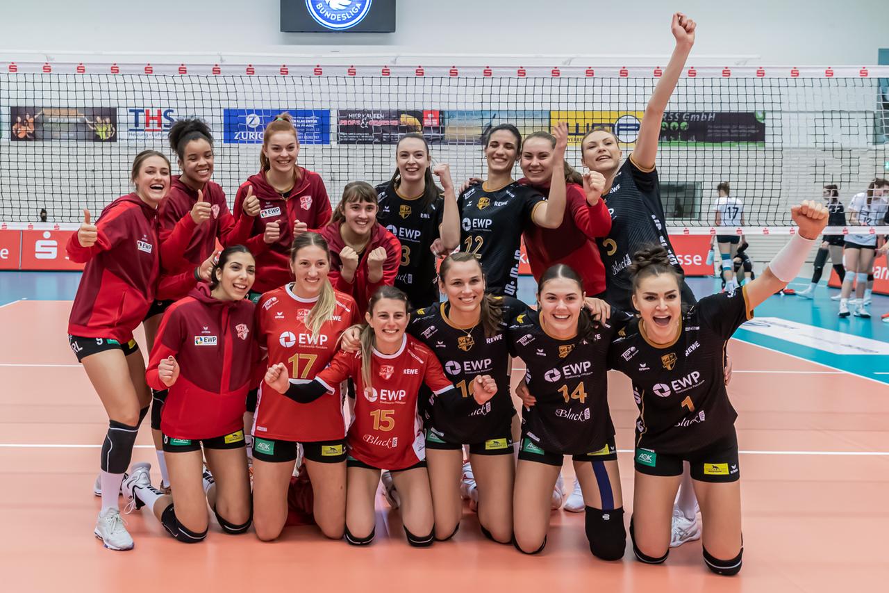 Jubel beim Volleyball-Bundesligisten SC Potsdam