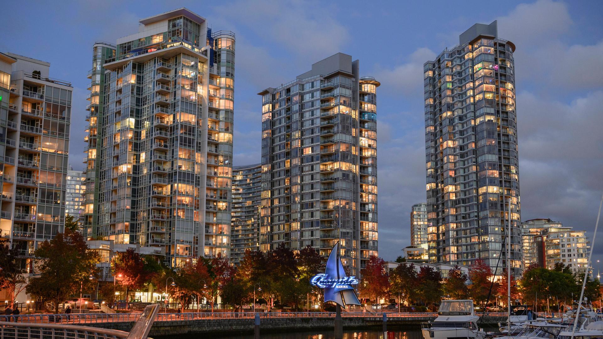 Zu sehen sind Gebäude im Stadtviertel Yaletown im kanadischen Vancouver. Zu sehen sind Gebäude im Stadtviertel Yaletown im kanadischen Vancouver.
